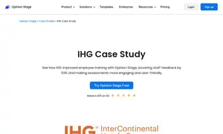 Preview of the InterContinental Hotels Group (IHG) Case Study