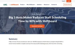 Preview of the Big 3 Fortune 50 Auto Manufacturer Case Study