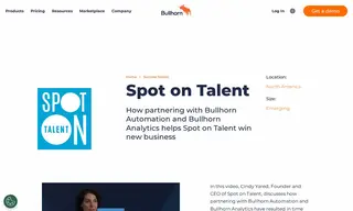 Preview of the Spot on Talent Case Study