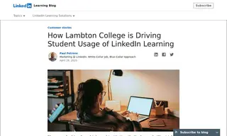 Preview of the Lambton College Case Study