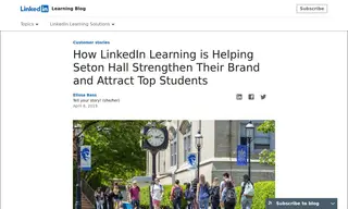 Preview of the Seton Hall University Case Study