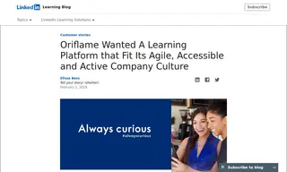 Preview of the Oriflame Case Study
