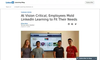 Preview of the Vision Critical Case Study
