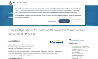 Preview of the Harvest Operations Corporation Case Study