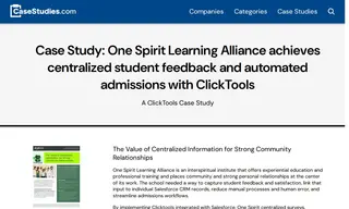 Preview of the One Spirit Learning Alliance Case Study