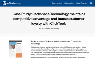 Preview of the Rackspace Technology Case Study