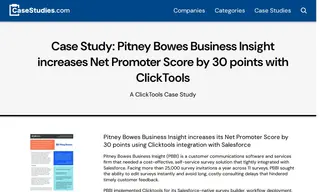 Preview of the Pitney Bowes Case Study
