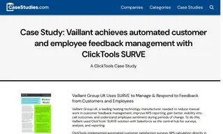 Preview of the Vaillant Case Study