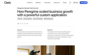 Preview of the Peregrine Pest Control Case Study