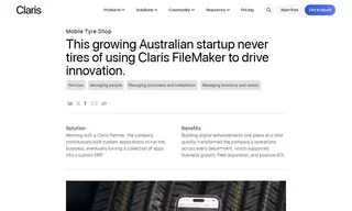 Preview of the Mobile Tyre Shop Case Study
