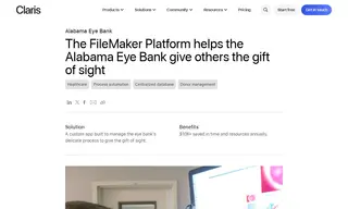Preview of the Alabama Eye Bank Case Study