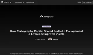 Preview of the Cartography Capital Case Study