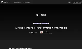 Preview of the Airtree Ventures Case Study