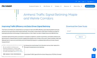 Preview of the Amherst Traffic Signal Retiming Case Study