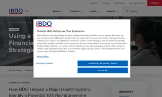 Preview of the Major Health System Case Study