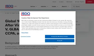 Preview of the Global 100 Company Case Study