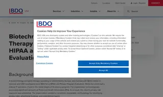 Preview of the Biotechnology and Gene Therapy Company Case Study