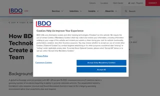 Preview of the Global Technology Services Provider Case Study