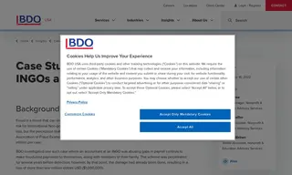 Preview of the Major International INGO Case Study