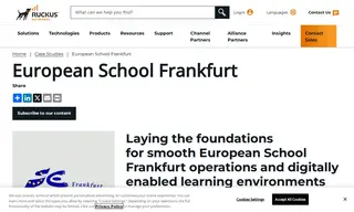 Preview of the European School Frankfurt (esf) Case Study