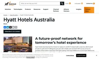 Preview of the Hyatt Hotels Australia Case Study