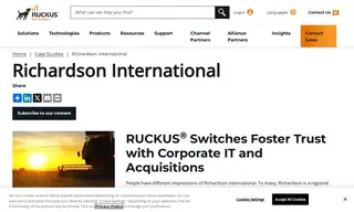 Preview of the Richardson International Case Study