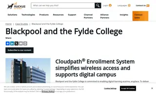 Preview of the Blackpool and The Fylde College Case Study