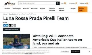 Preview of the Luna Rossa Prada Pirelli Team Case Study