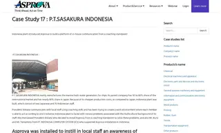 Preview of the P.T. Sasakura Indonesia Case Study