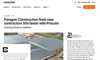 Preview of the Paragon Construction & Associates Case Study