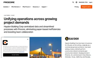 Preview of the Haydon Building Corp Case Study