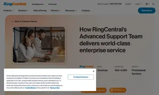 Preview of the RingCentral’s Advanced Support Team Case Study