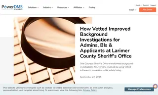Preview of the Larimer County Sheriff's Office Case Study