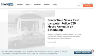 Preview of the East Lampeter Township Police Department Case Study