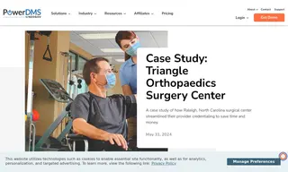 Preview of the Triangle Orthopaedics Surgery Center Case Study