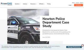 Preview of the Newton Police Department Case Study