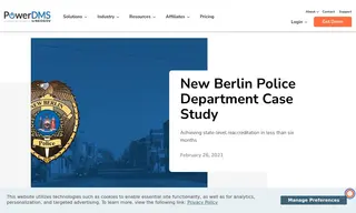 Preview of the New Berlin Police Department Case Study