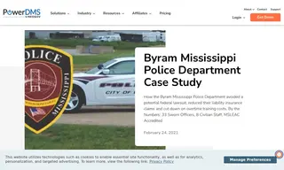 Preview of the Byram Mississippi Police Department Case Study