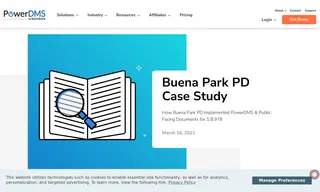 Preview of the Buena Park Police Department Case Study