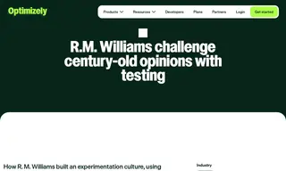 Preview of the R. M. Williams Case Study