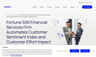 Preview of the Fortune 500 Financial Services Firm Case Study