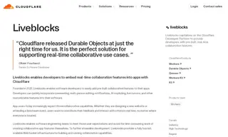 Preview of the Liveblocks Case Study