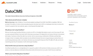 Preview of the DatoCMS Case Study
