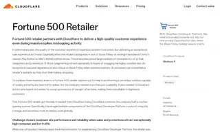 Preview of the Fortune 500 Retailer Case Study