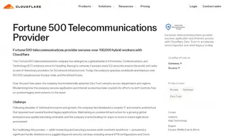 Preview of the Fortune 500 Telecommunications Provider Case Study