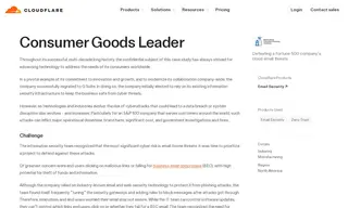 Preview of the Consumer Goods Leader Case Study