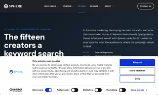 Preview of the Sweet Influencers Case Study