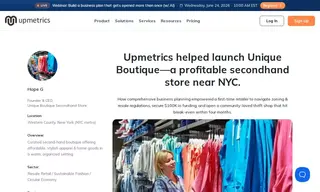Preview of the Unique Boutique Secondhand Store Case Study