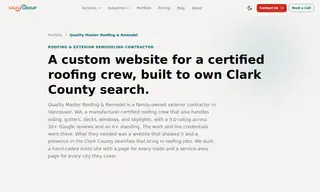 Preview of the Quality Master Roofing & Remodel Case Study