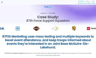 Preview of the 87th Force Support Squadron (87FSS) Case Study